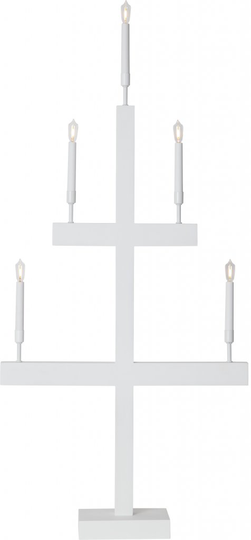 Storm candlestick (hvid)