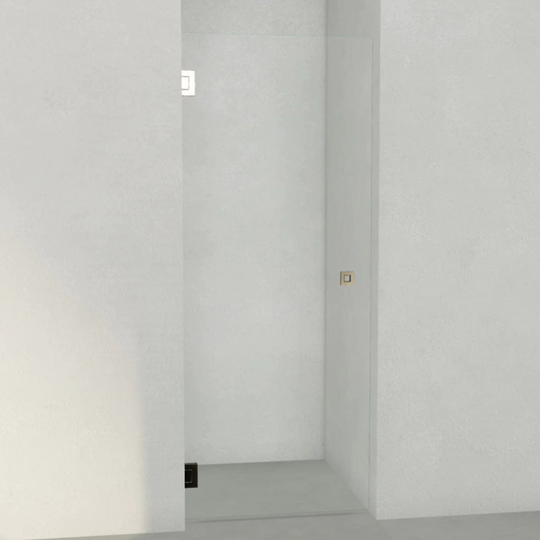 INR Iconic Nordic Rooms Dusjnisje ARC 2 Original Messing / 80cm Klart Glass