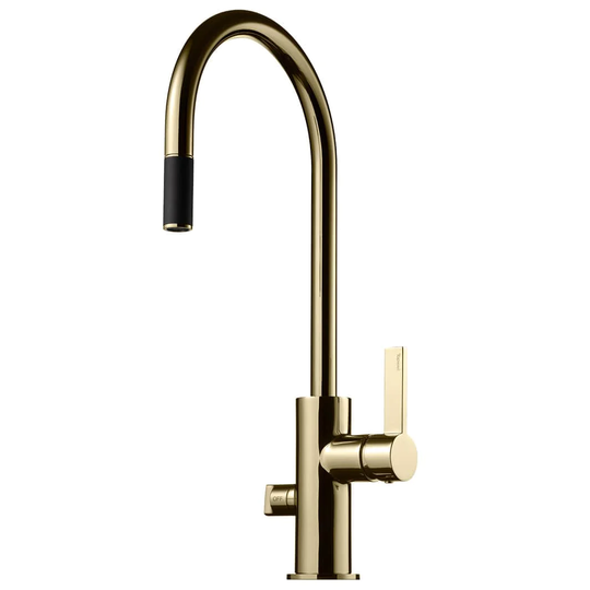 Tapwell Arm885 Kjøkkenarmatur Uttrekk+Avstengning Honey Gold