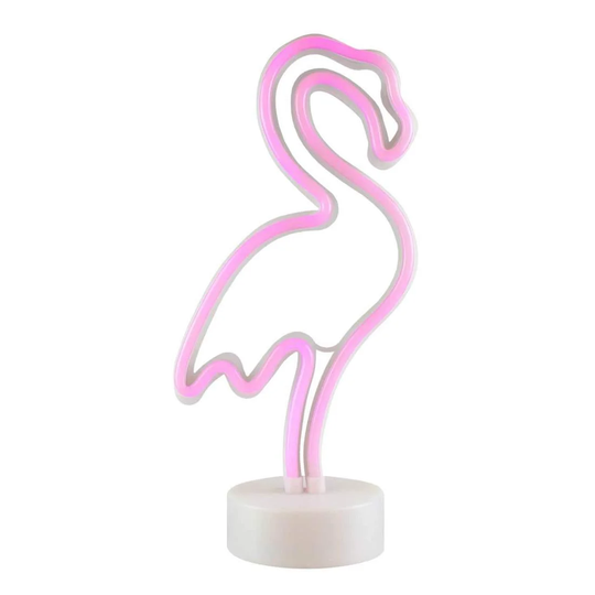 LED Neonlampe, Flamingo