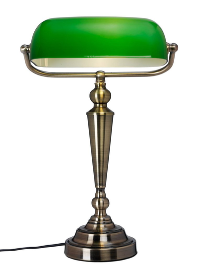 The Banker table lamp (Antik messing)