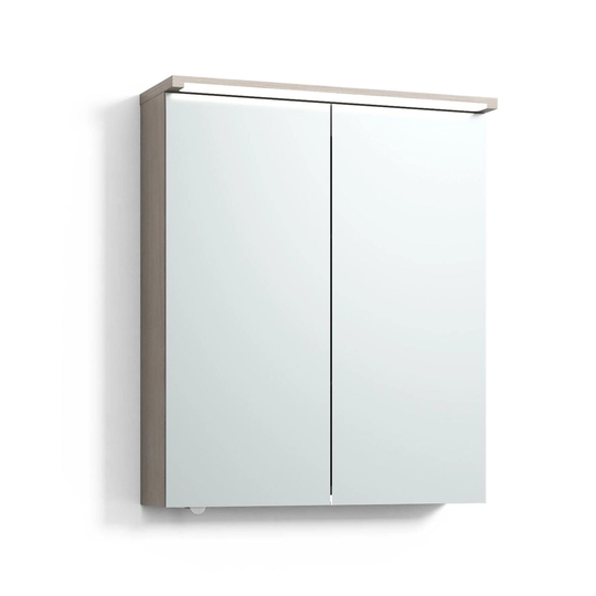 Svedbergs Skuru Speilskap med Servantlys 60cm / Blond eik