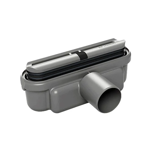 Unidrain utløpshus lav modell Ø50 mm m/vannlås - innbygningshøyde 69mm