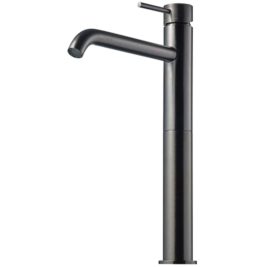 Tapwell Evm082 Høy Servantbatteri Brushed Black Chrome