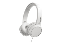 Philips TAH4105WT - Hovedtelefoner med mik. - på øret - kabling - støjisolerende - hvid