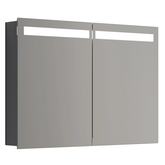 Dansani Mido+ Global Speilskap LED B50-120xh70cm Grå Matt / 100cm
