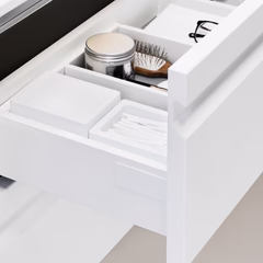 Korsbakken Skuffeinndeler Hvit Plast med Smårom 380x274x70mm