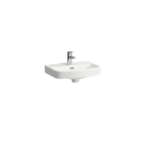 Laufen Kompas Servant 50x36 cm, Hvir, m/armaturhull og overløp