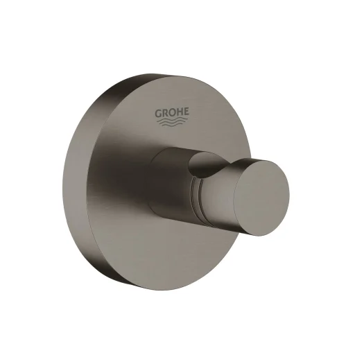 Grohe Essentials håndklekrok, børstet hard graphite