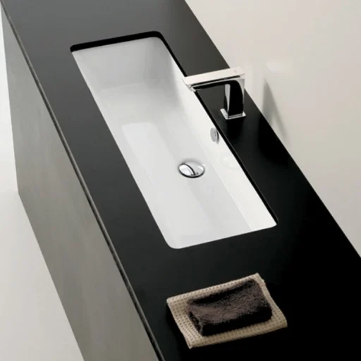 Lavabo GEA90 Servant 90x33 cm m/Overløp