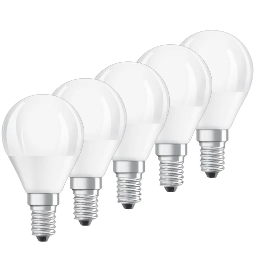 Osram Parathom LED Classic Krone 5W/827 (40W) E14 Mat - Pakke av 5 stk.