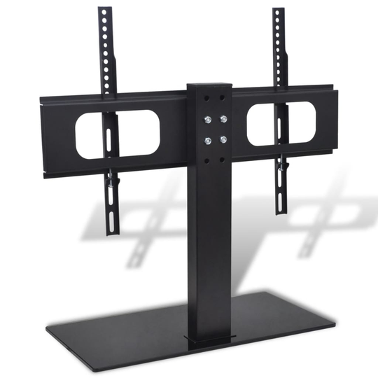 vidaXL TV-beslag med base jern sort 32"-70"