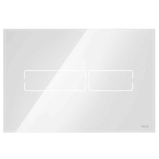 Tece Tecelux Mini Elektronisk Betjeningsplate Hvit Glass