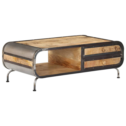 vidaXL sofabord 100 x 50 x 35 cm massivt mangotræ
