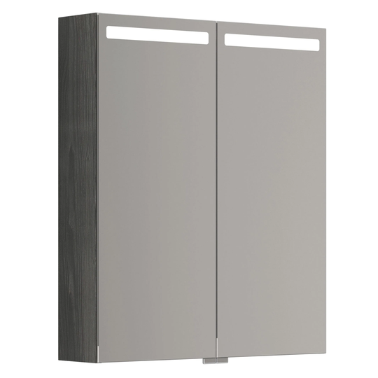 Dansani Mido+ Top Speilskap LED B50-80xh70,4cm Pine Grey / 60cm