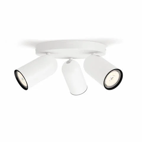 myLiving Pongee Spot hvit, 3xNW 240V