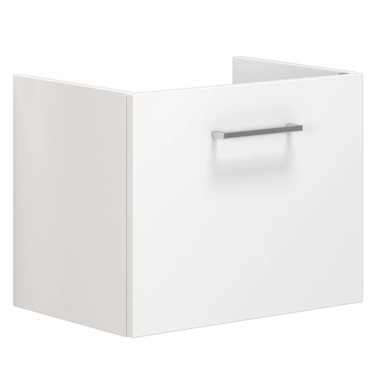 Dansani Mido+ Slim Servantskap 1 Skuff B50-80xd35cm Uten Servant Hvit Høyglans / 50cm
