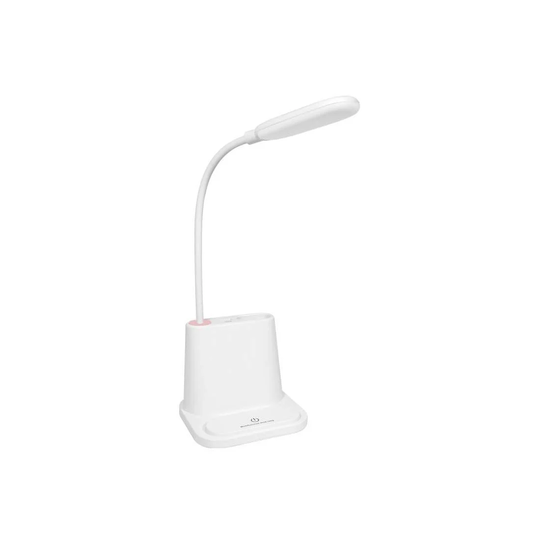 Multifunktionel bordlampe - Hvid