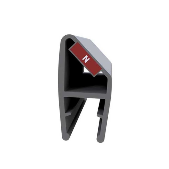 Vikingbad Magnetprofil Emil Hjørnemontering PVC 198,5cm Klar