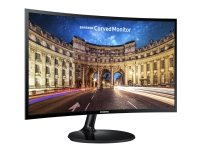 Samsung C27F390FHR - LED-skærm - kurvet - 27 - 1920 x 1080 Full HD (1080p) @ 60 Hz - VA - 250 cd/m² - 3000:1 - 4 ms - HDMI, VGA - Sort