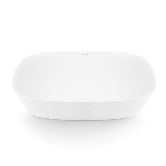 Bathco Mendoza Bolleservant B46xd32cm - Kompositt Hvit Matt
