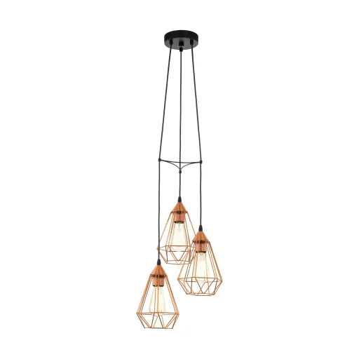 Tarbes Cluster anheng, E27, Ø175, sort