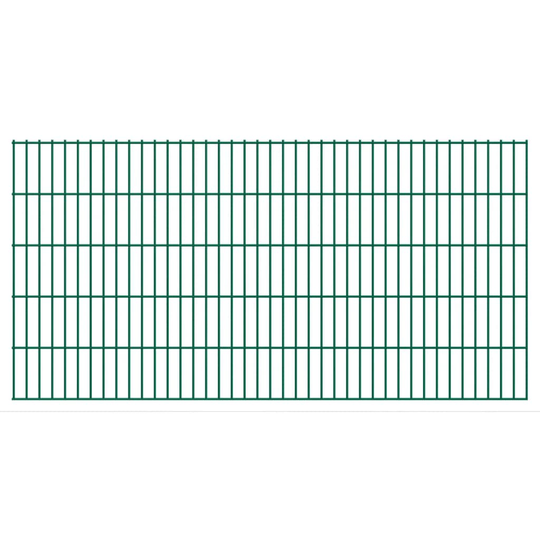 vidaXL havehegnspaneler 2D 2,008x1,03 m 30 m (total længde) grøn