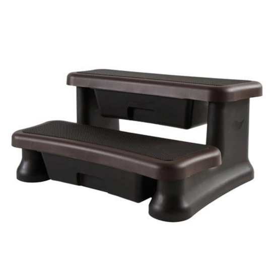 Vikingbad Smartstep 90cm - Trapp for Utendørs Boblebad Espresso