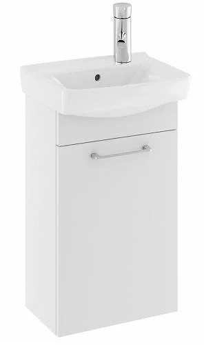 Ifö Spira Møbelpakke m/Skap & tapphull til høyre 40x30 cm, Hvit