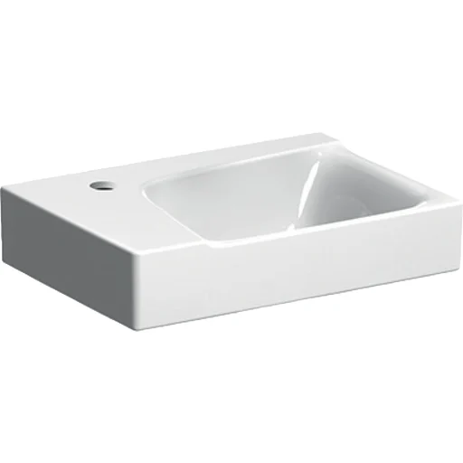 xeno² vask 40x28cm, venstre, hvit kt