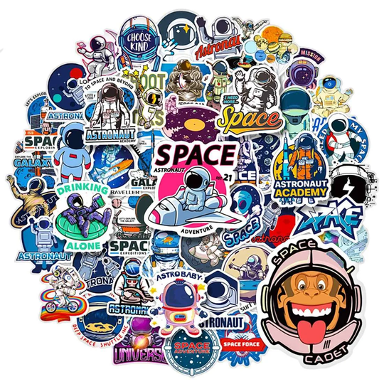 Pakke med Klistermærker - Astronaut