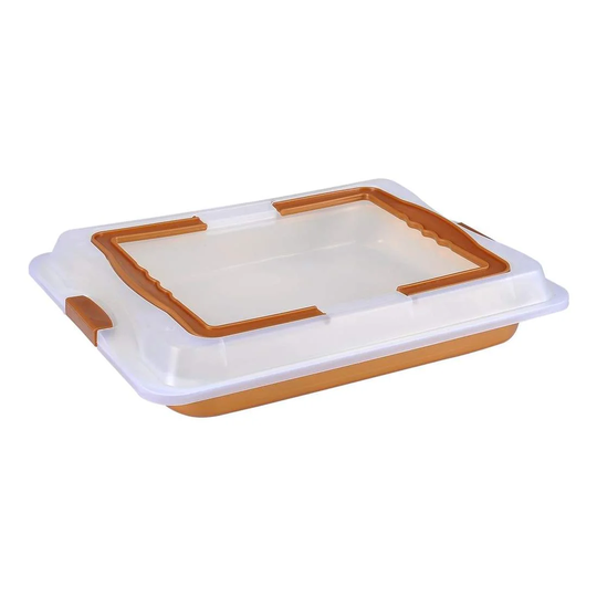 Non -Stick Bradepande med Låg - 28 cm