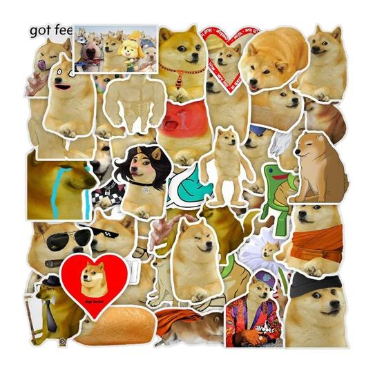Pakke med Klistermærker - Doge