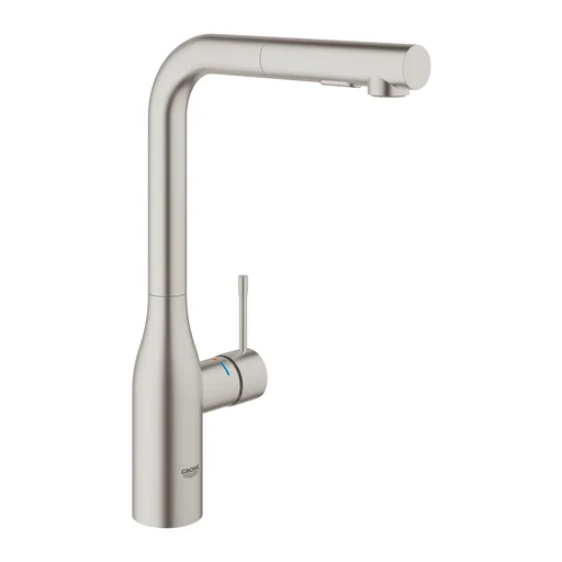 Grohe Essence kjøkkenarmatur, uttrekkbar tut, rustfri stål