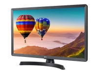 LG 28TN515S-PZ - LED-skærm med TV-tuner - 28 (27.5 til at se) - 1366 x 768 HD - 250 cd/m² - 1200:1 - 8 ms - 2xHDMI, RCA (komposit), RCA (komponent) - højtalere - sort, jerngrå