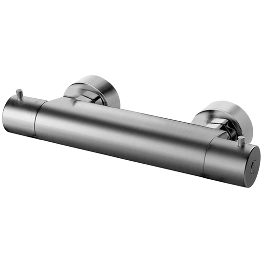 Tapwell Evm168 Dusjbatteri Brushed Black Chrome
