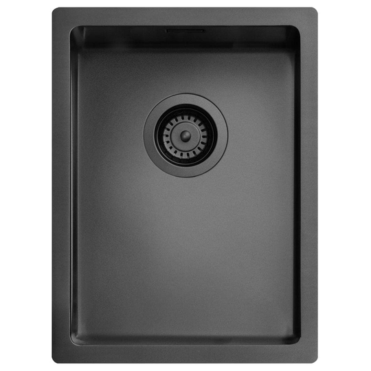 Tapwell Ta3040 PVD Kjøkkenvask B37xd45cm Svart Matt