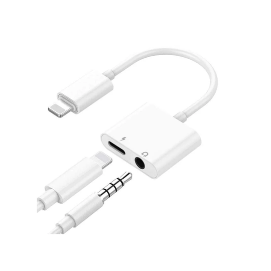 Splitter - 1 x Lightning og 1x 3.5 mm Aux