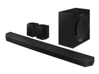 Samsung HW-Q995B - Q Series - lydbarsystem - til hjemmebiograf - 11.1.4-kanal - trådløs - Wi-Fi, Bluetooth - App-kontrolleret - 656 Watt (Total) - sort