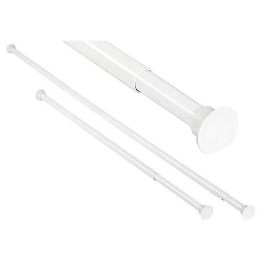 Arrow Safir Dusjforhengstang Rett Hvit / 75-125cm