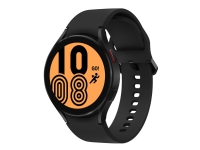 Samsung Galaxy Watch4 - 44 mm - sort - smart ur med sportsbånd - display 1.36 - 16 GB - NFC, Wi-Fi, Bluetooth - 4G - 30.3 g