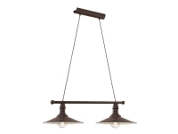EGLO STOCKBURY LANGBORD 2L ANTIK BRUN