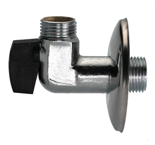 Vinkelkran m/tilbakeslagsventil 1/2"