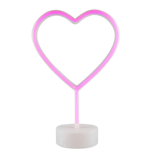 LED Neonlampe, Hjerte
