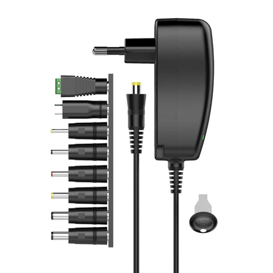 Universal Strømadapter - 8-i-1