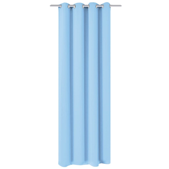 vidaXL mørklægningsgardin med metalsnøreringe 270x245 cm turkis