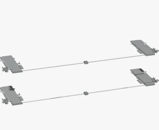Dansani Inzo Push-open kit til 2 skuffer 100 cm