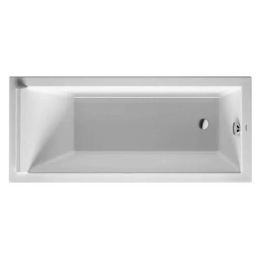 Duravit Starck Komplet Badekar m/Rygglene, t/Innmuring 150x70 cm