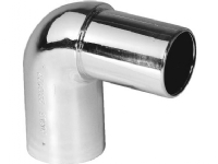 Purus vinkel 90° 32 mm forkromet PP/TPE med spidsende