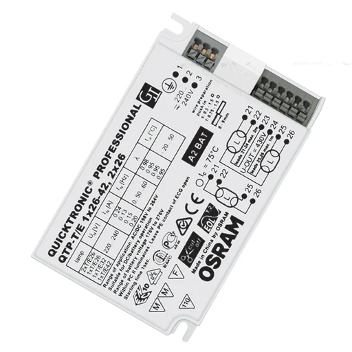 HF-spole Quicktronic QTP-T/E 1x26-42W/2x26W